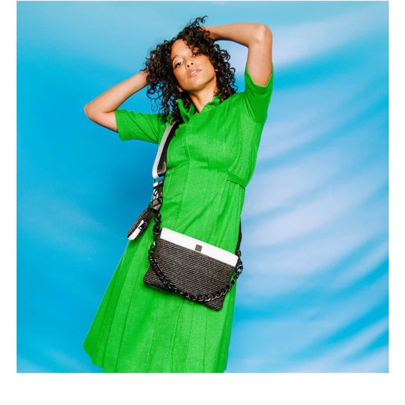 THINK ROYLN Bags Think Royln New Downtown Crossbody Raffia And